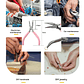 Quick-Release Water Pump Pliers | Adjustable V-Jaw Plumbing Wrench - thumbnail 15