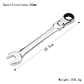 72-Tooth Flexible Head Ratchet Wrench | Professional Mirror Finish Spanner - thumbnail 14