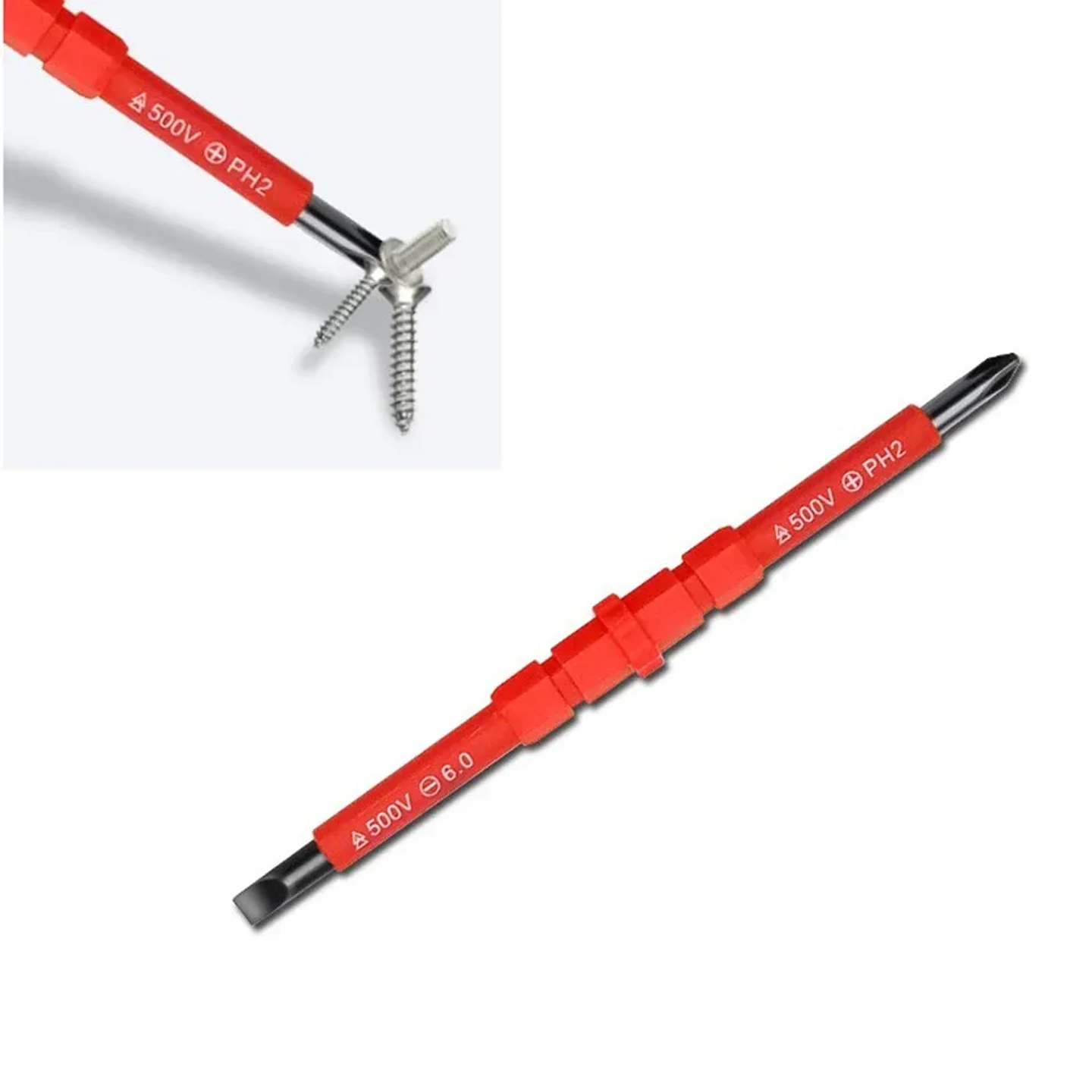 3-In-1 Insulated Screwdriver Set | Magnetic PH1 PH2 & Slotted Electrician Kit 9