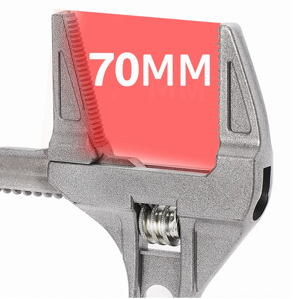 Large Opening Adjustable Sink & Bathroom Wrench | Universal Plumbing Spanner 15