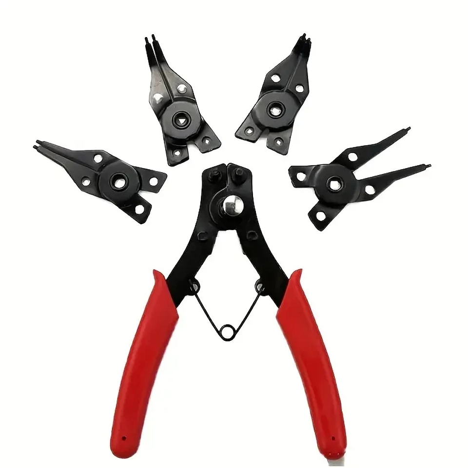 4-In-1 Interchangeable Circlip Pliers Set | Professional Snap Ring Tool 11