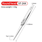 Stainless Steel Reverse Tweezers | Anti-Static Precision Forceps - thumbnail 13