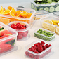 12-Piece Sealed Refrigerator Organizer Set | Stackable Leak-Proof Food Storage Containers - thumbnail 5