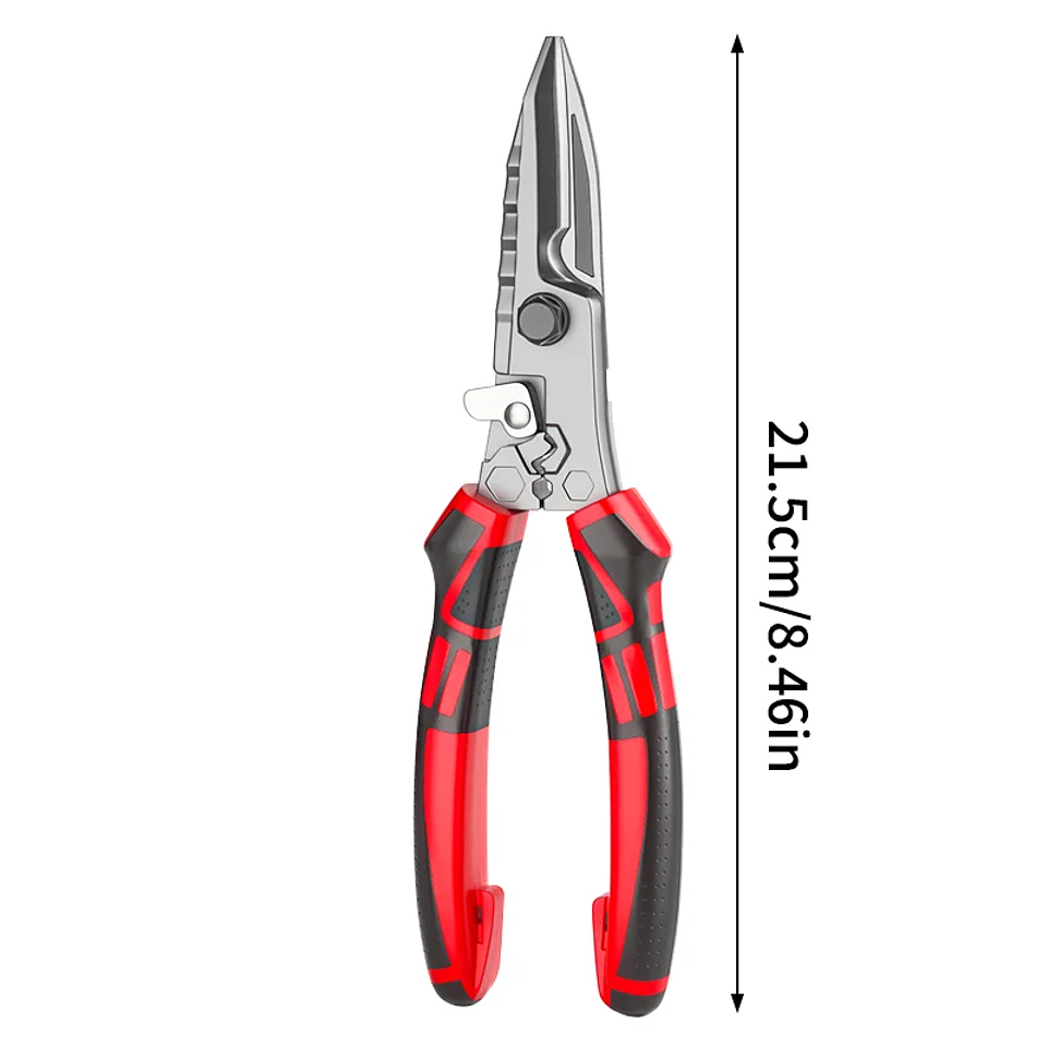 Multi-Functional Electrician Scissors | High-Performance Wire & Metal Cutting Tool 7