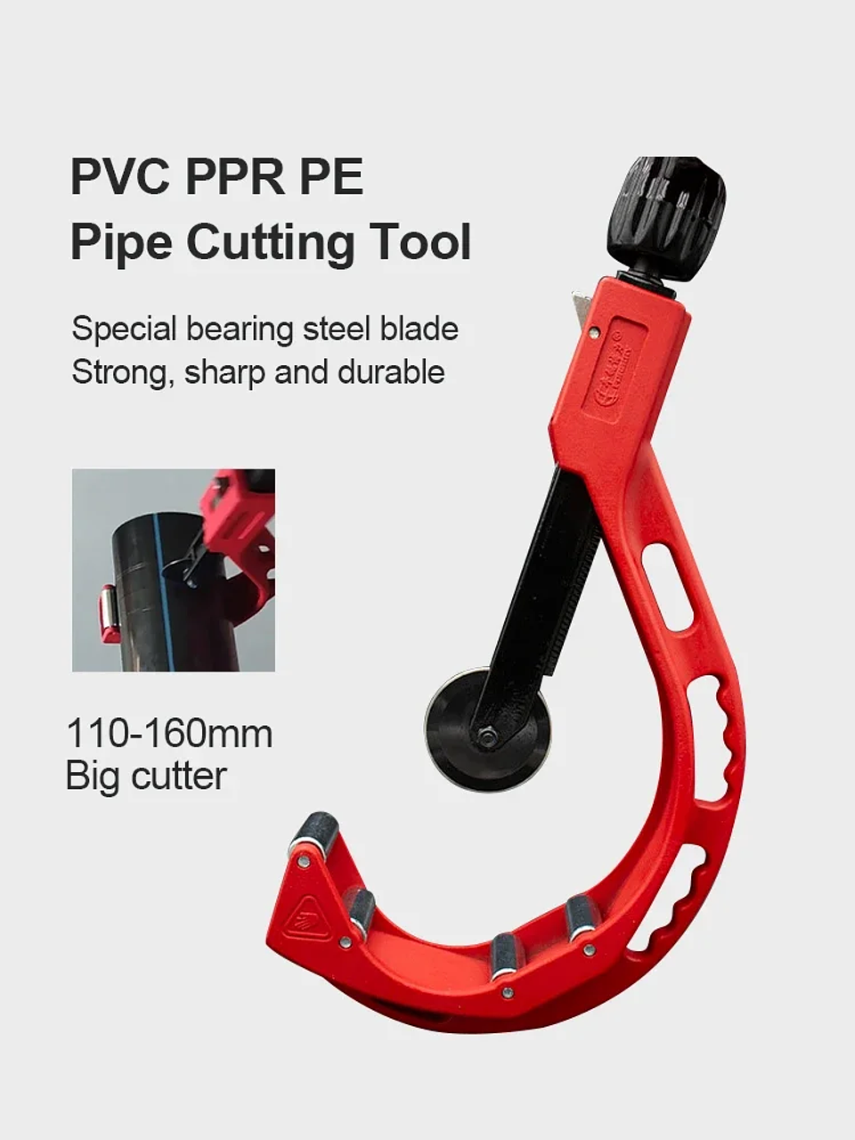 Dual-Purpose Alloy Steel PVC Pipe Cutter for PPR & PE Tubes 15