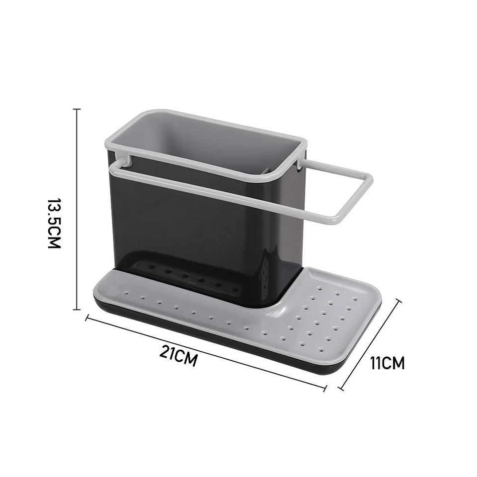 Kitchen Sink Caddy Organiser | Multi-Functional Sponge & Dishcloth Holder 5
