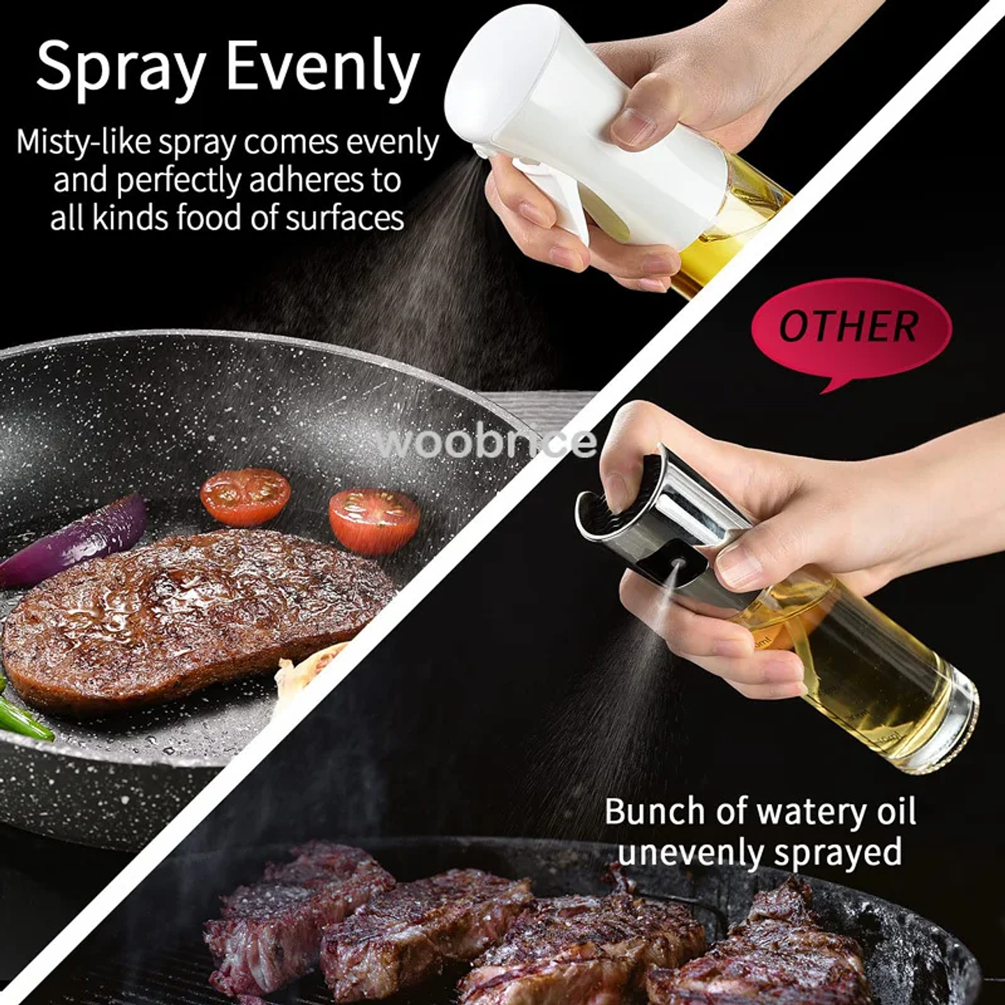 Premium Kitchen Oil Sprayer | 200ml/300ml/500ml Oil Mister for Air Fryer, BBQ & Cooking 5