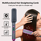 Negative Ion Hair Straightening Brush | Anti-Scalding Electric Hot Comb with PTC Heating - thumbnail 4