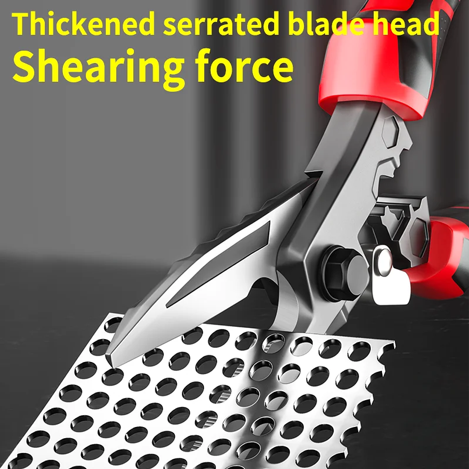 Multi-Functional Electrician Scissors | High-Performance Wire & Metal Cutting Tool 8