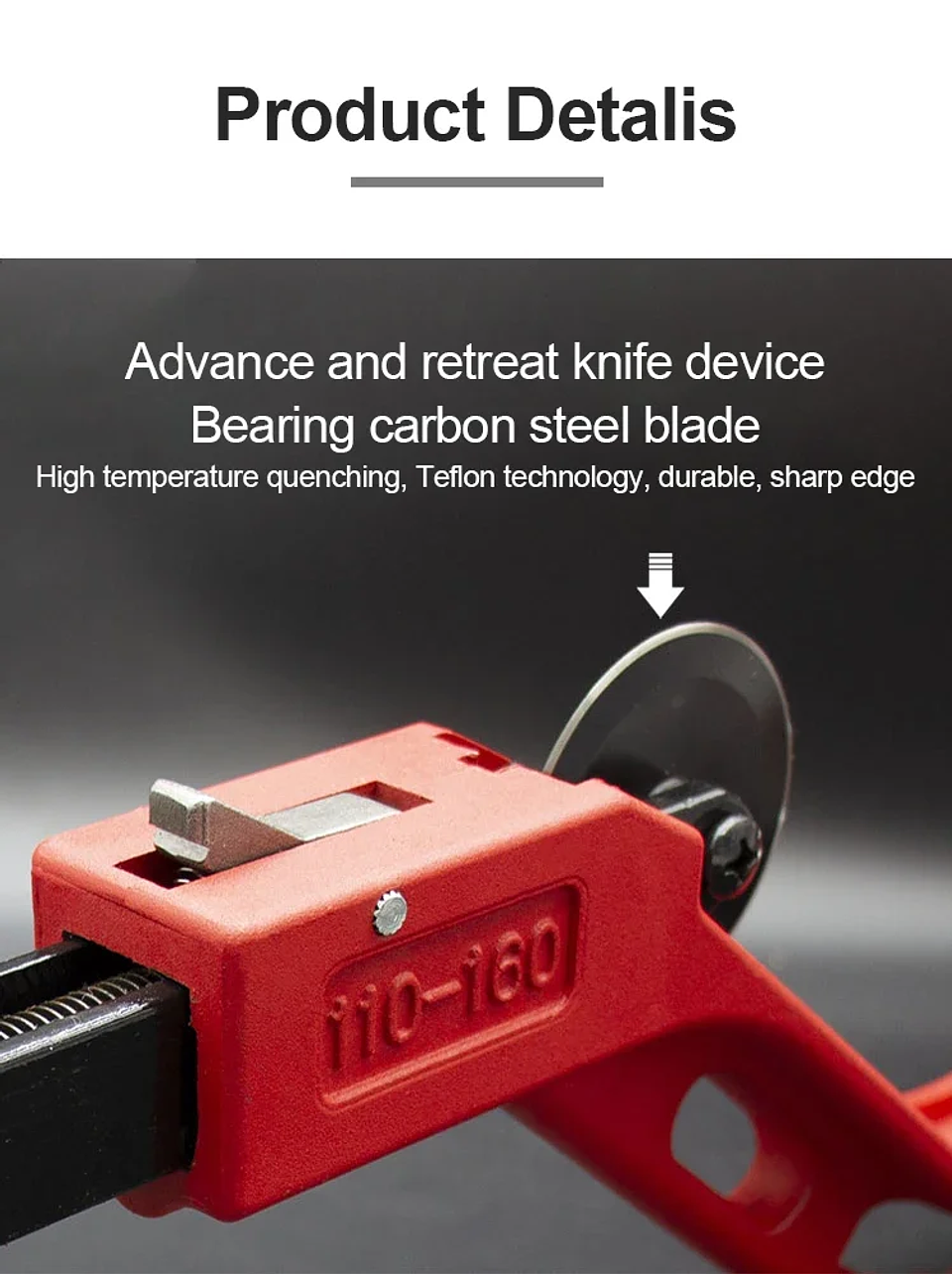 Dual-Purpose Alloy Steel PVC Pipe Cutter for PPR & PE Tubes 17