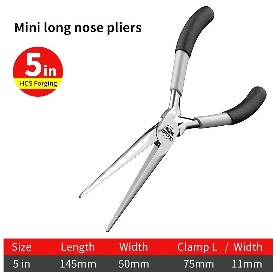 5-Inch Precision Jewelry Pliers | Mini Chrome Vanadium Multifunctional Hand Tools 7