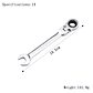 72-Tooth Flexible Head Ratchet Wrench | Professional Mirror Finish Spanner - thumbnail 16