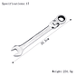 72-Tooth Flexible Head Ratchet Wrench | Professional Mirror Finish Spanner - thumbnail 17