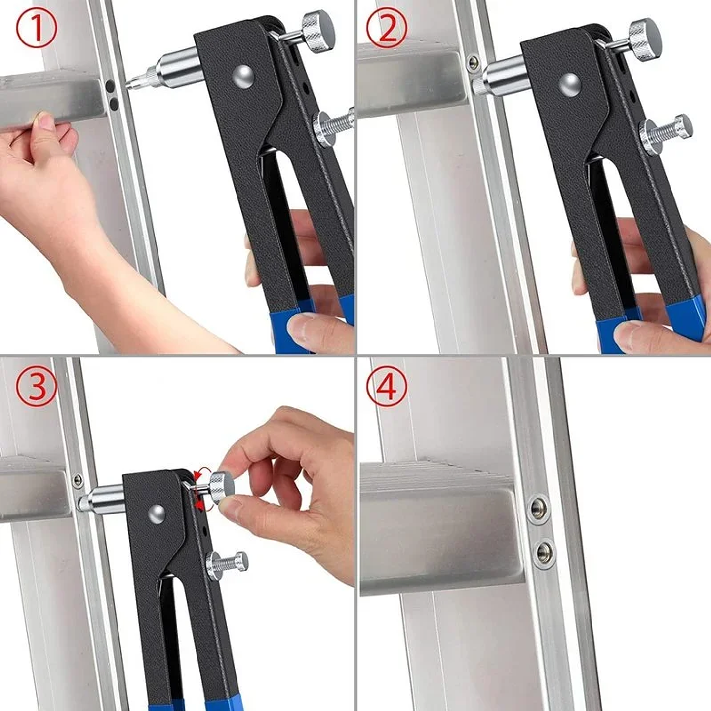 86-Piece Heavy Duty Blind Rivet Nut Kit | Professional Riveter Tool Set 11