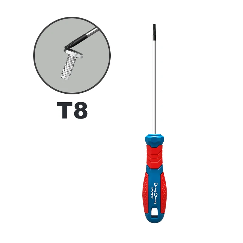 8-Piece Magnetic Torx Screwdriver Set with Anti-Rust CR-V Shank 14