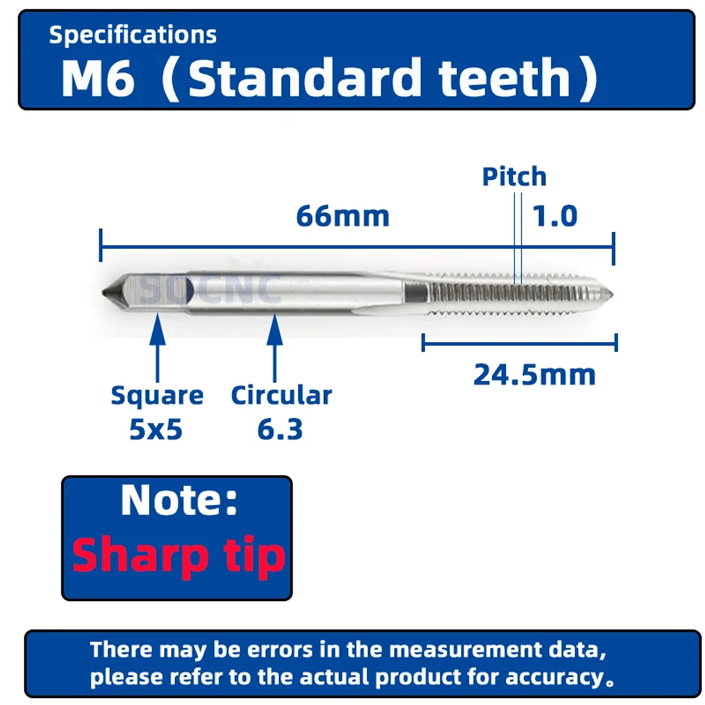 Right Hand Machine Plug Tap | High-Speed HSS Metric Screw Thread Tool 16