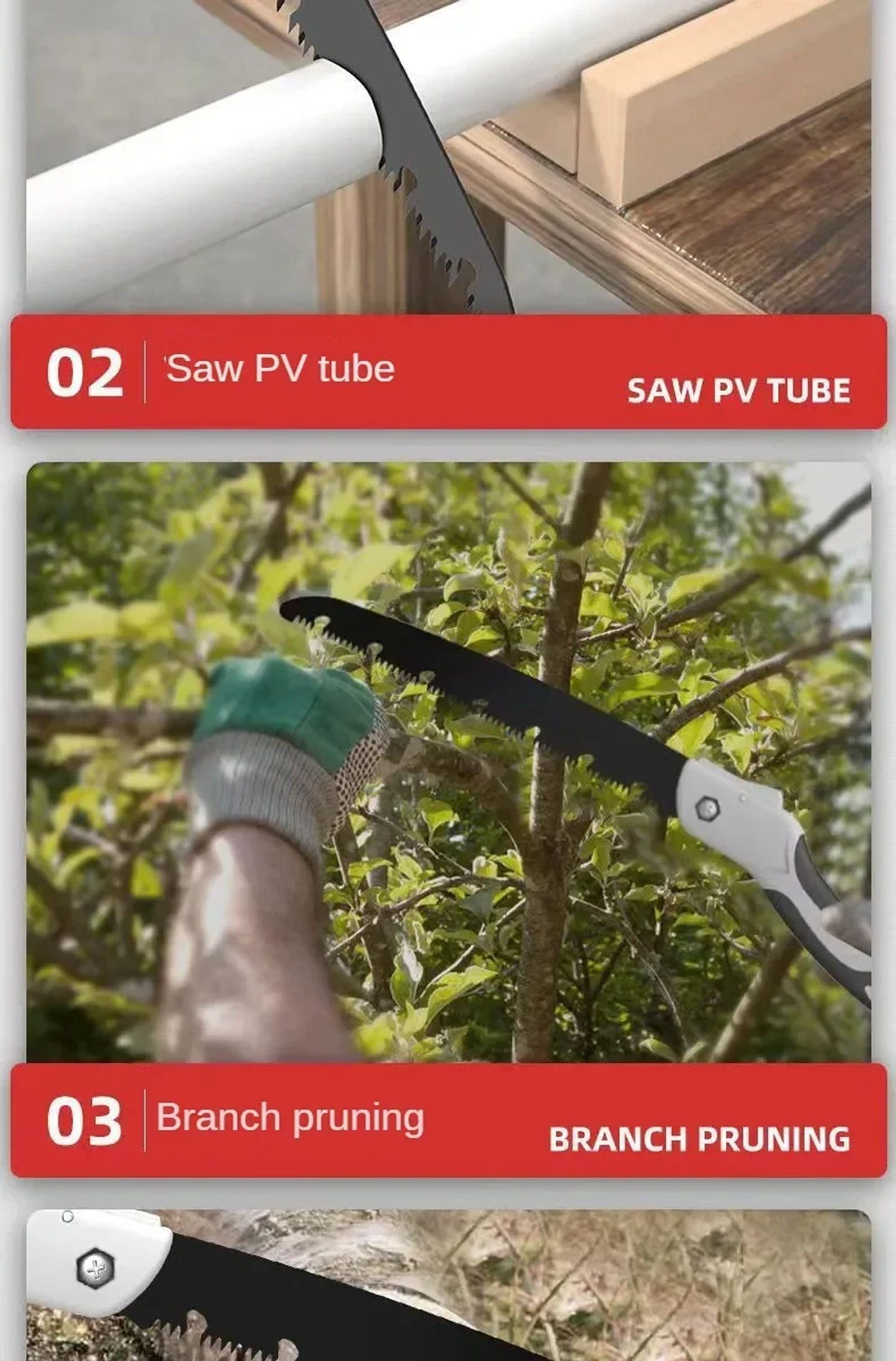 Multifunctional Folding Hand Saw | Portable Woodworking & Garden Pruning Saw 14