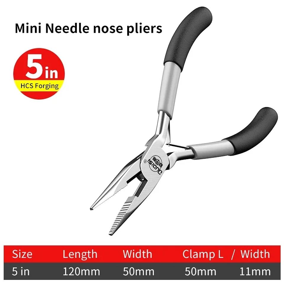 5-Inch Precision Jewelry Pliers | Mini Chrome Vanadium Multifunctional Hand Tools 10