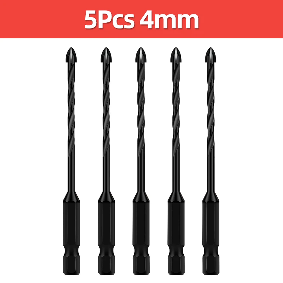 Hex Drill Bit Set for Tile, Glass, and Concrete 19