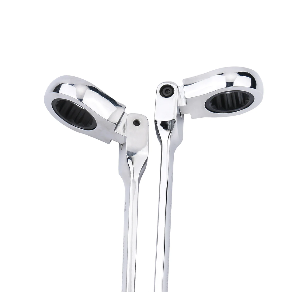 72-Tooth Flexible Head Ratchet Wrench | Professional Mirror Finish Spanner 29