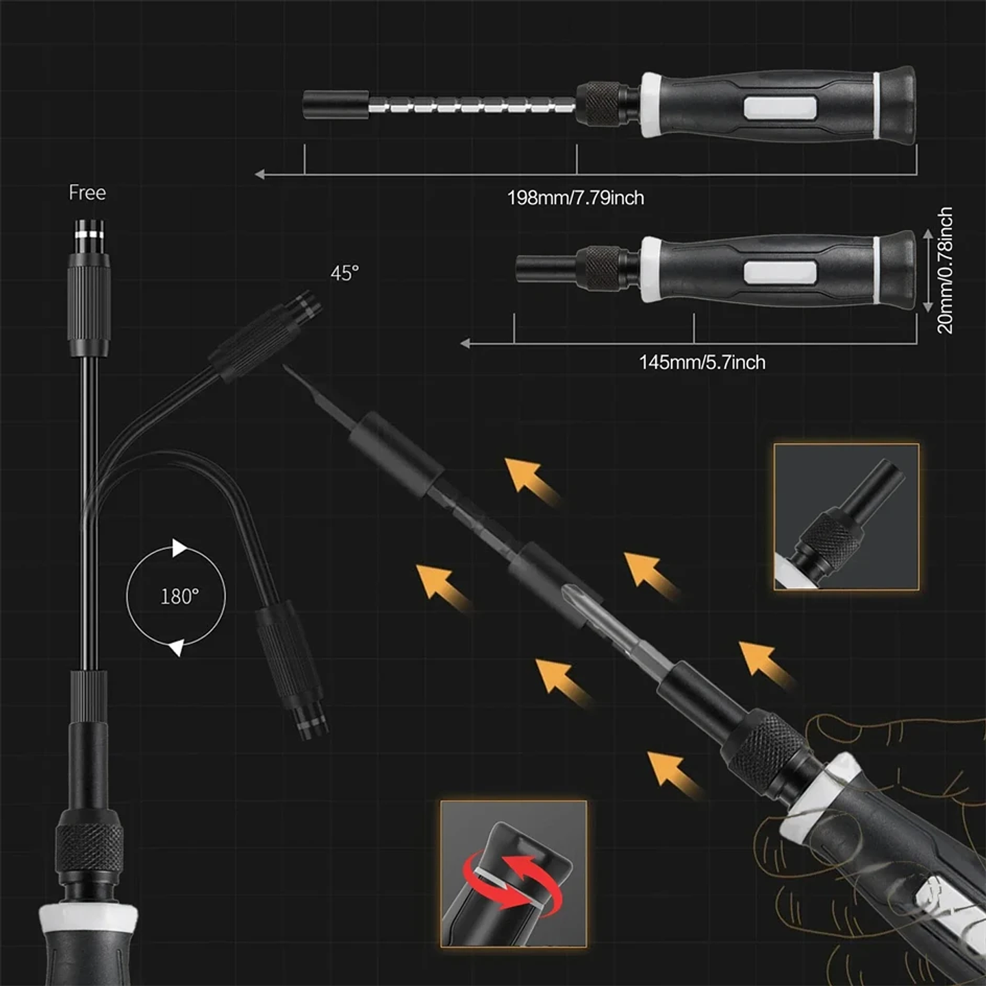 JM-8183 145-in-1 Precision Screwdriver Set | Professional Repair Kit 21