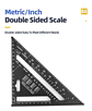 7-Inch Aluminium Alloy Triangle Ruler | Professional Woodworking Square Tool - thumbnail 17