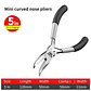 5-Inch Precision Jewelry Pliers | Mini Chrome Vanadium Multifunctional Hand Tools - thumbnail 11
