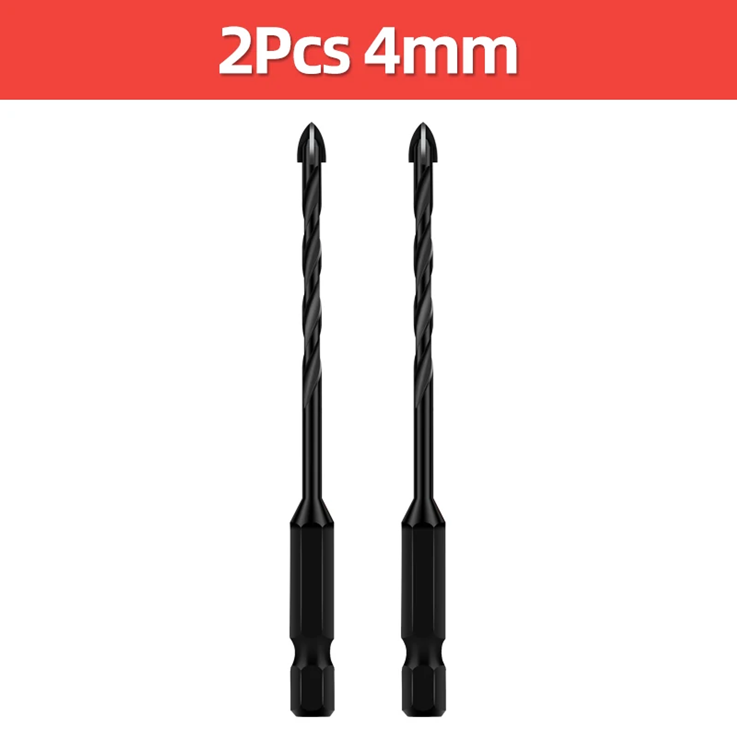 Hex Drill Bit Set for Tile, Glass, and Concrete 24