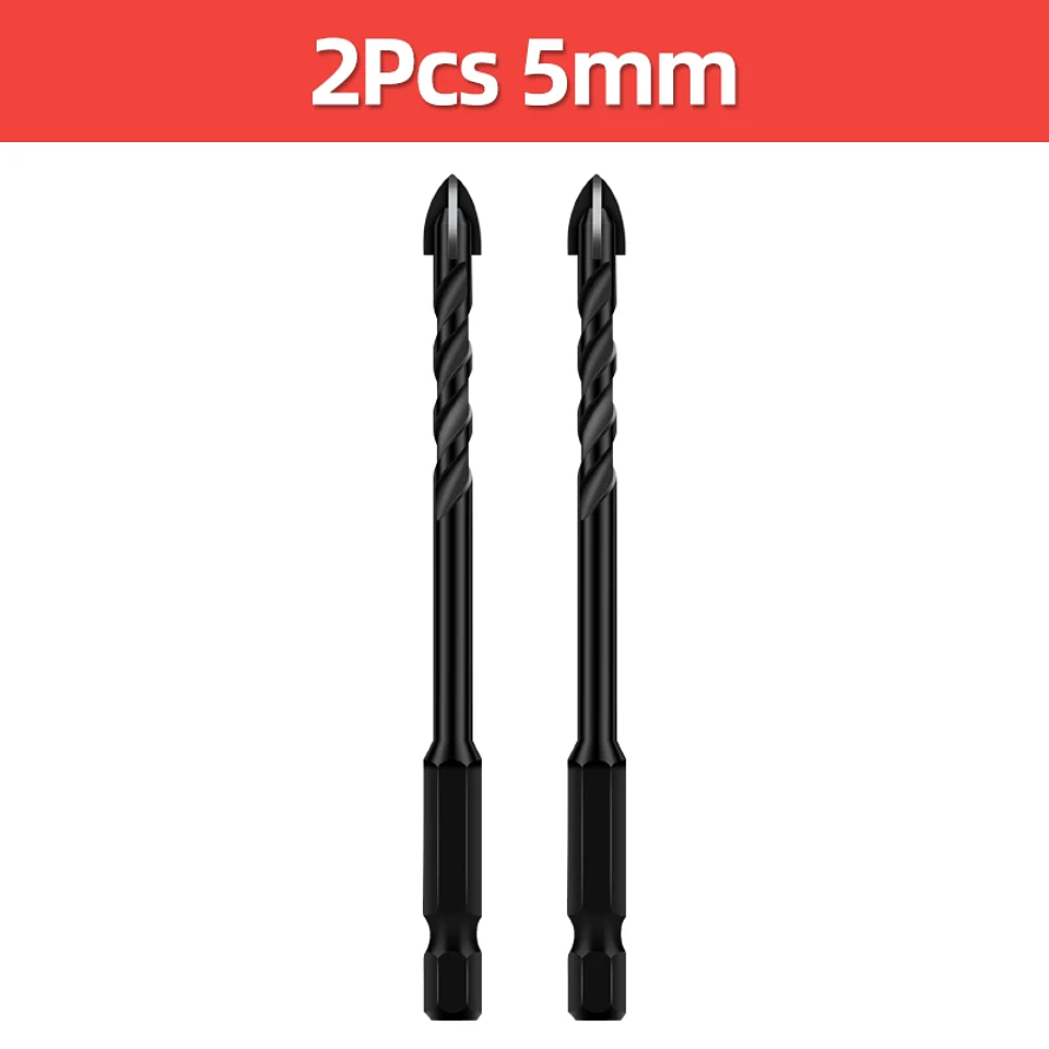 Hex Drill Bit Set for Tile, Glass, and Concrete 25