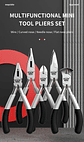 5-Inch Precision Jewelry Pliers | Mini Chrome Vanadium Multifunctional Hand Tools - thumbnail 15