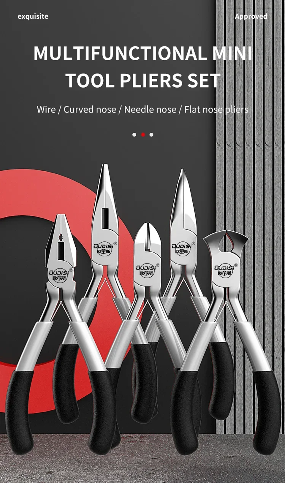 5-Inch Precision Jewelry Pliers | Mini Chrome Vanadium Multifunctional Hand Tools 15