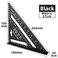 7-Inch Aluminium Alloy Triangle Ruler | Professional Woodworking Square Tool - thumbnail 25