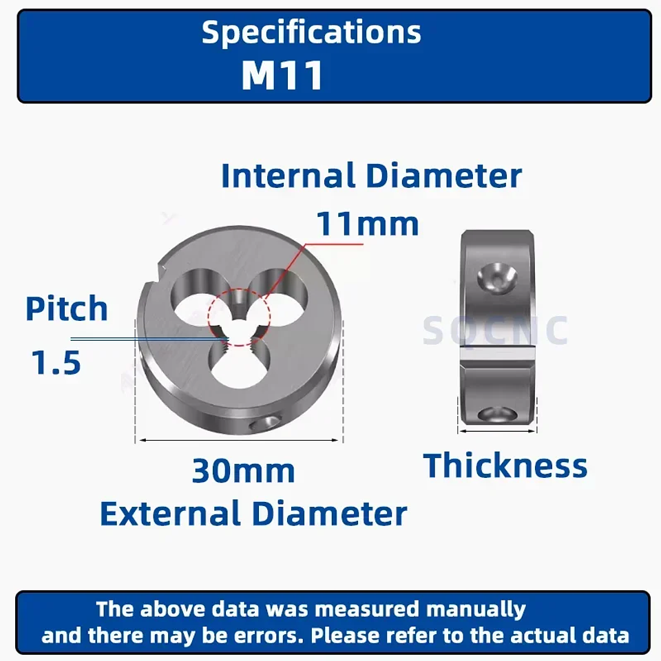 ExactBit Right Hand Metric Thread Die | High-Strength M1-M16 Metal Thread Tool 41