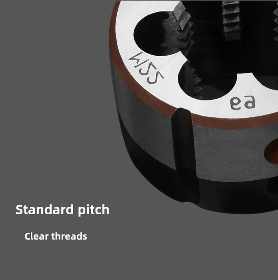 ExactBit Right Hand Metric Thread Die | High-Strength M1-M16 Metal Thread Tool 68