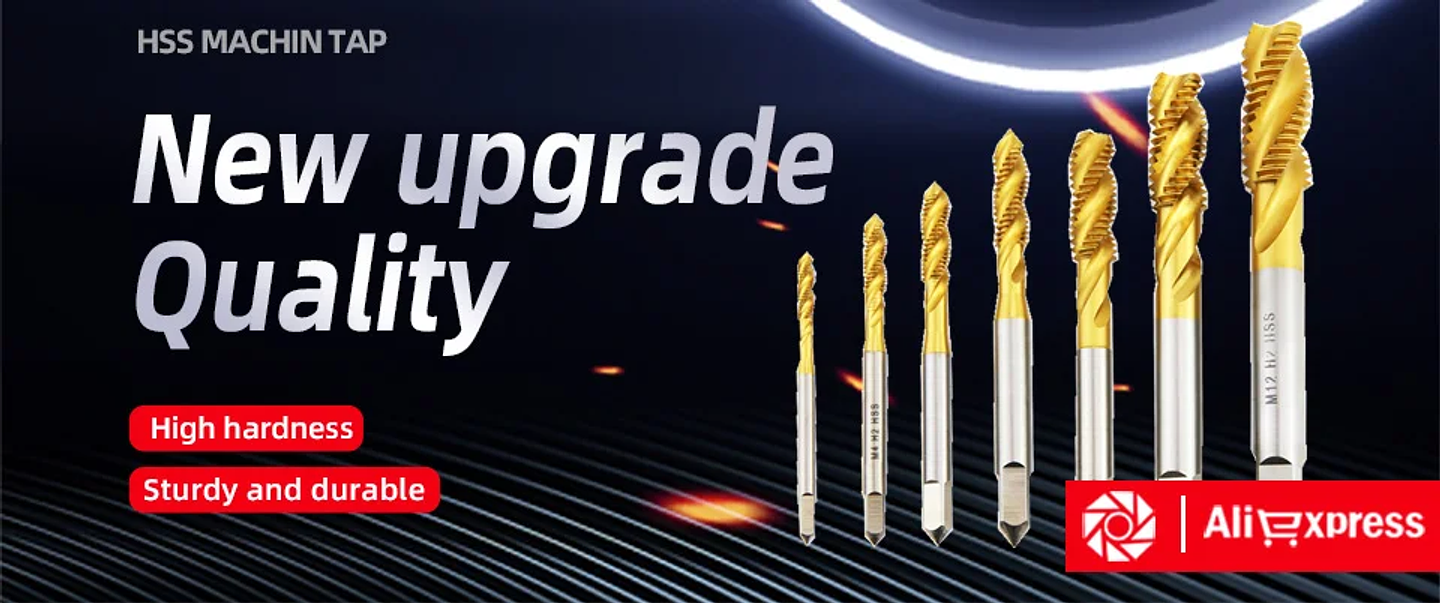 Right Hand Machine Plug Tap | High-Speed HSS Metric Screw Thread Tool 65