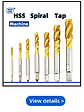 Right Hand Machine Plug Tap | High-Speed HSS Metric Screw Thread Tool - thumbnail 67