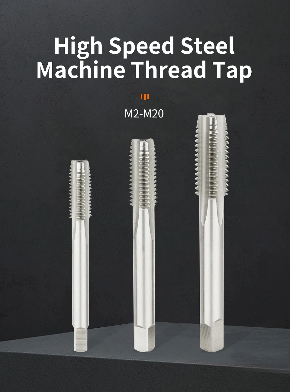 Right Hand Machine Plug Tap | High-Speed HSS Metric Screw Thread Tool 74