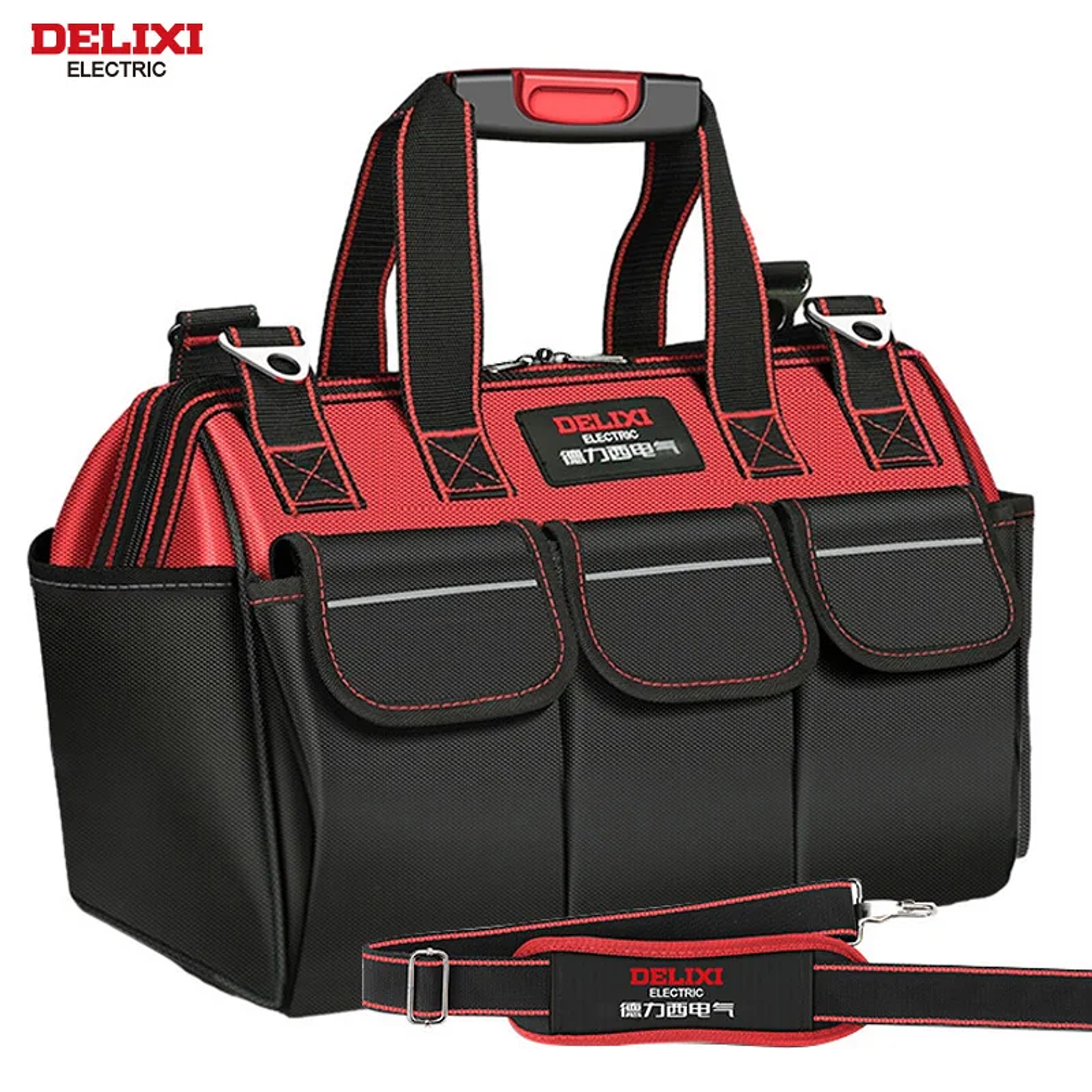 Heavy-Duty Tool Bag | Waterproof Multi-Pocket Organizer for Electricians & Mechanics 1