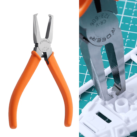 Precision Plastic Cutting Pliers | Professional Flush Cut Nippers with CR-V Steel & Return Spring