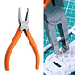 Precision Plastic Cutting Pliers | Professional Flush Cut Nippers with CR-V Steel & Return Spring - thumbnail 1