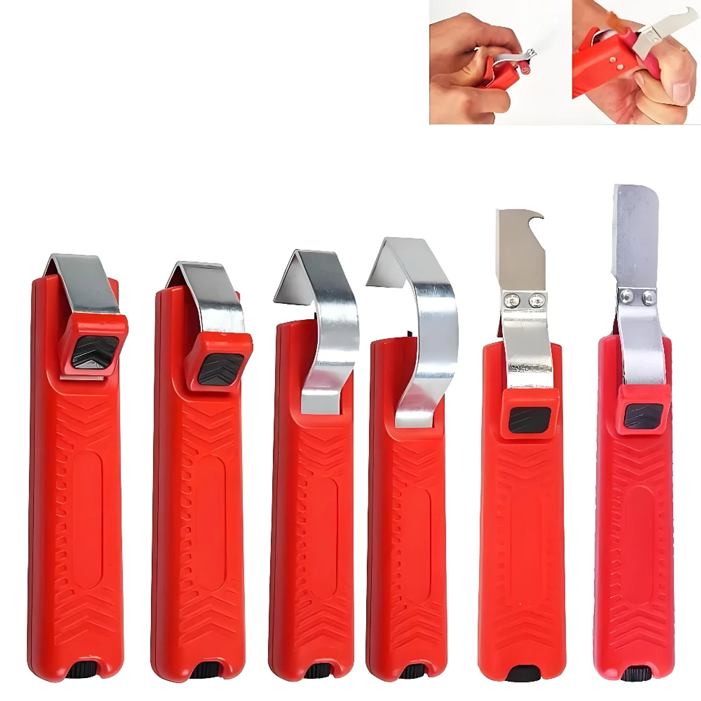 Professional Adjustable Cable Stripper Knife | Precision Hand Tool for 4-50mm PVC, Silicone & PTFE Cables 1