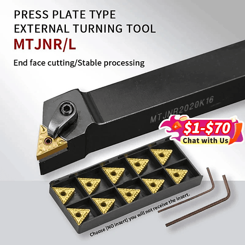 External Turning Tool Holder Set | TNMG16 Carbide Inserts Lathe Cutting Tool Kit