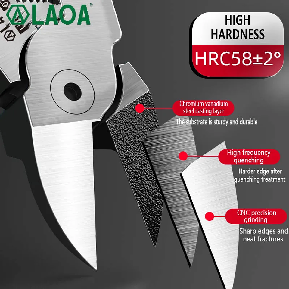 Precision Plastic Nippers & Cable Cutters | Chrome Vanadium Water Mouth Pliers for Electrical Work 4