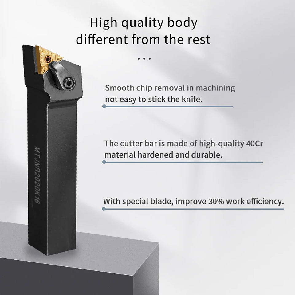 External Turning Tool Holder Set | TNMG16 Carbide Inserts Lathe Cutting Tool Kit 3