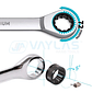 7mm Precision Ratchet Wrench | 72-Tooth Fixed Head Spanner | Mirror Polished Chrome Vanadium Steel - thumbnail 3