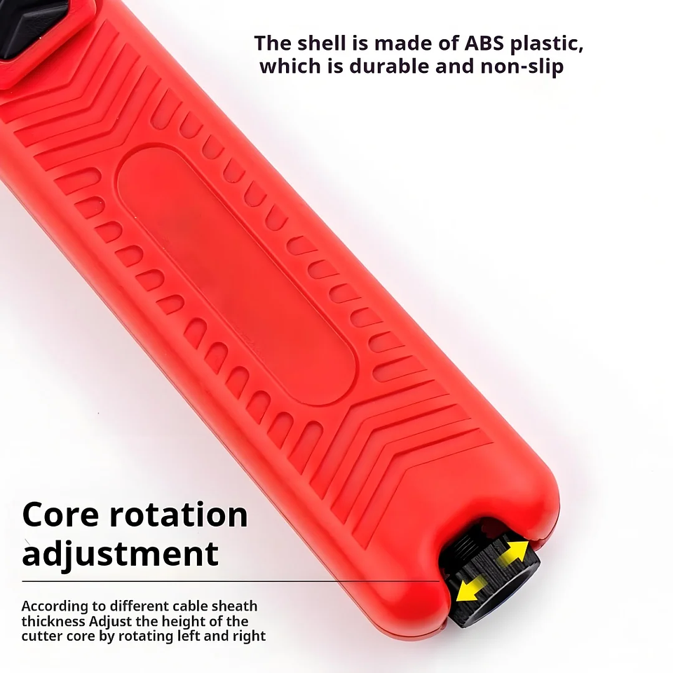 Professional Adjustable Cable Stripper Knife | Precision Hand Tool for 4-50mm PVC, Silicone & PTFE Cables 3