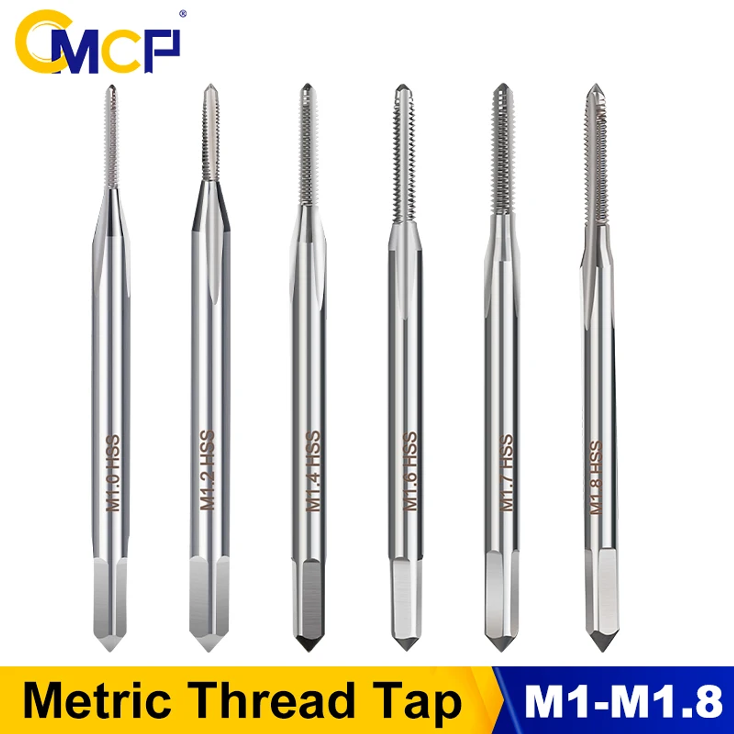 CMCP HSS 6542 Mini Metric Tap | Precision M1-M1.8 Threading 1