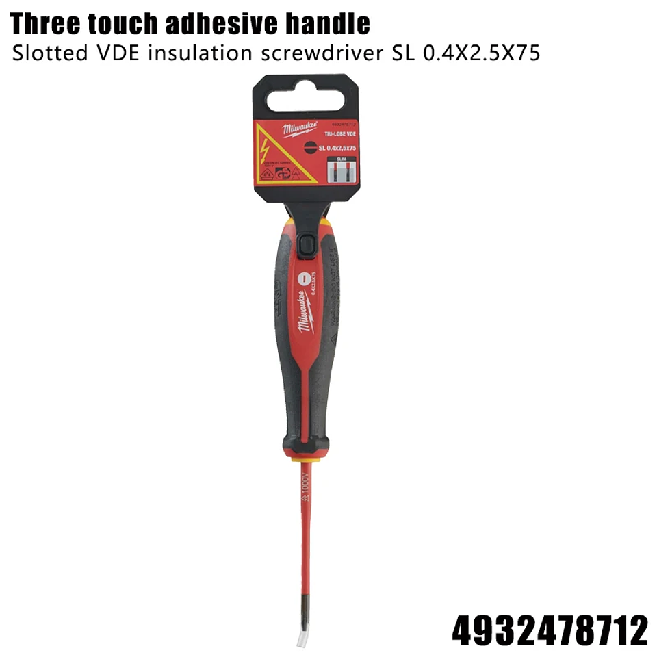Insulated Screwdriver Series | PH/Slotted 1000V Certified Hand Tools | Industrial-Grade Three-Contact Rubber Grip 2