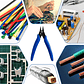 Precision Electronic Diagonal Pliers | 170 Side Cutting Nippers for 3D Printing, Jewelry & Electronics - thumbnail 4