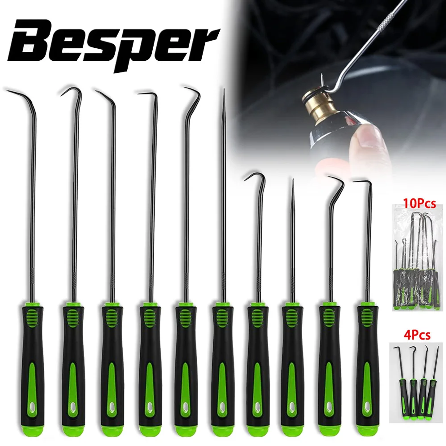 Baisibei Precision Pick & Hook Set | O-Ring & Oil Seal Remover 1